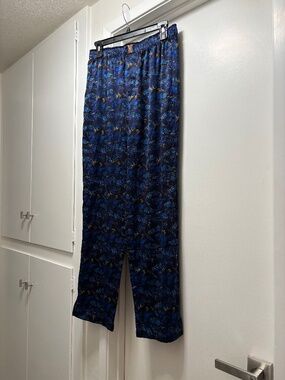 Savage X Fenty satin pajama pants with butterflies - size small?
